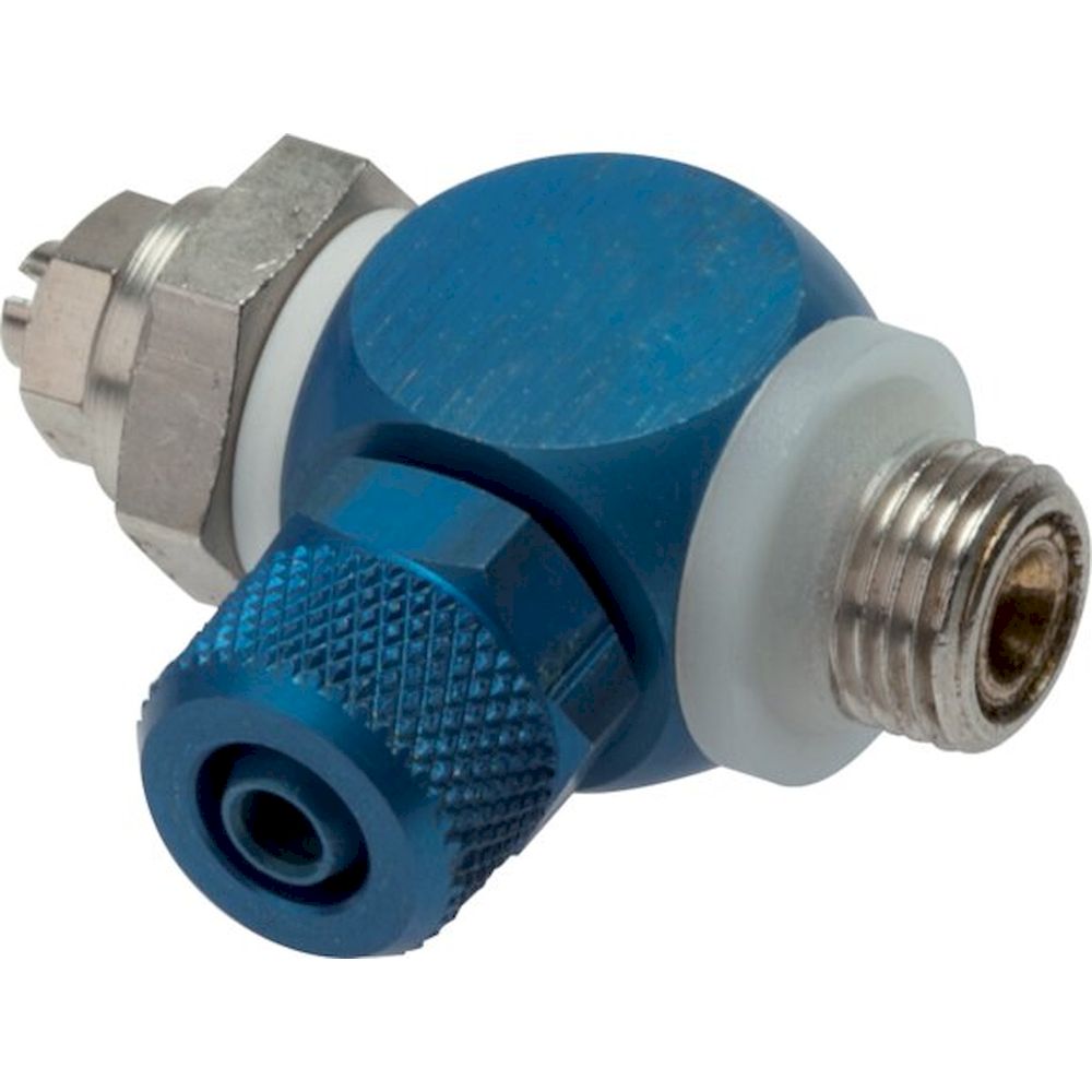 GRL 186 A KO. Drosselrückschlagventil G 1/8"-8x6mm, abluftregelnd (B)