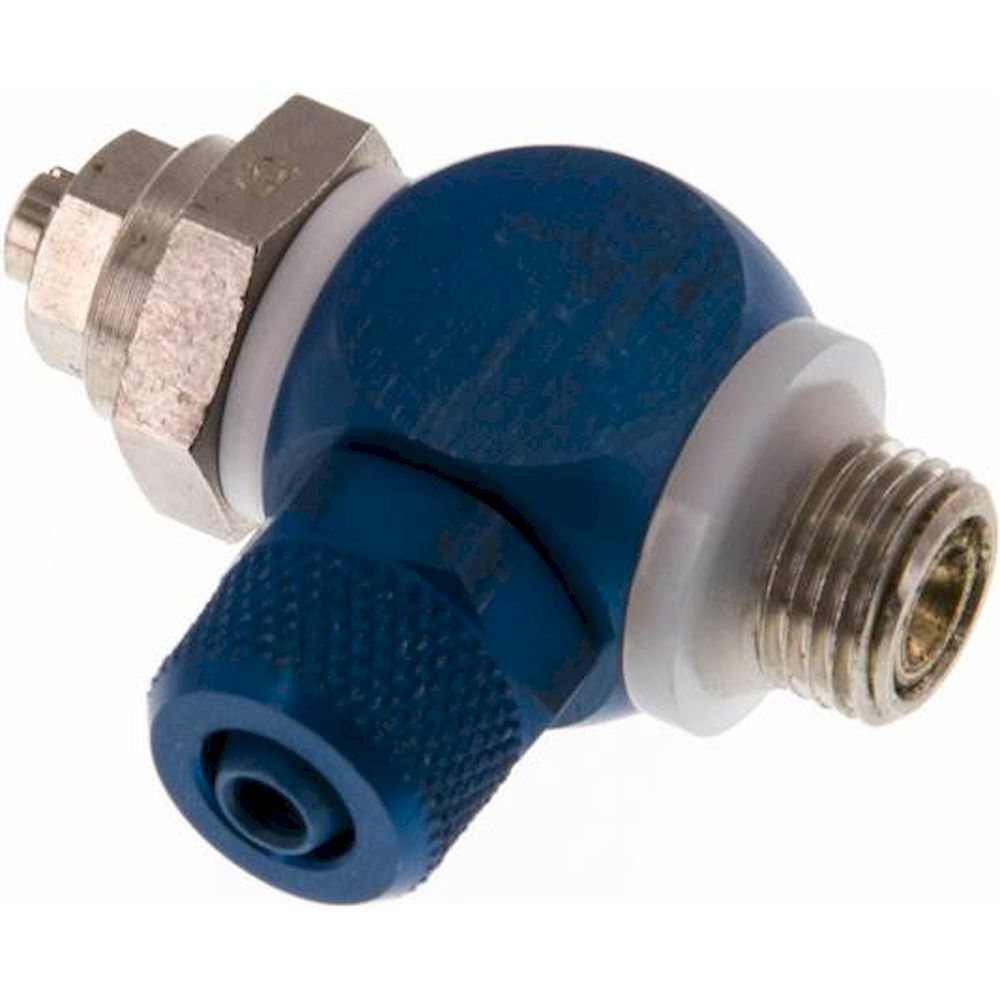 GRL 184 A KO. Drosselrückschlagventil G 1/8"-6x4mm, abluftregelnd (B)