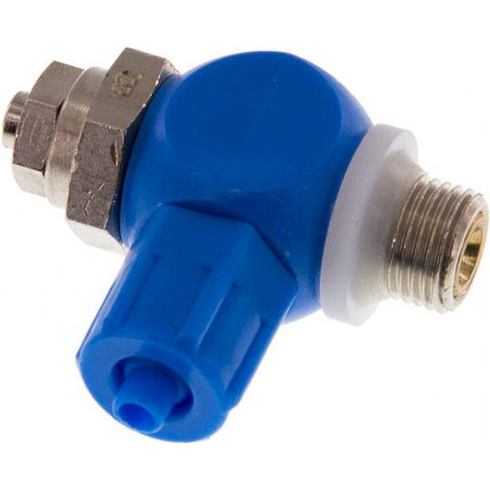 GRL 184 K KO. Drosselrückschlagventil G 1/8"-6x4mm, abluftregelnd (B)