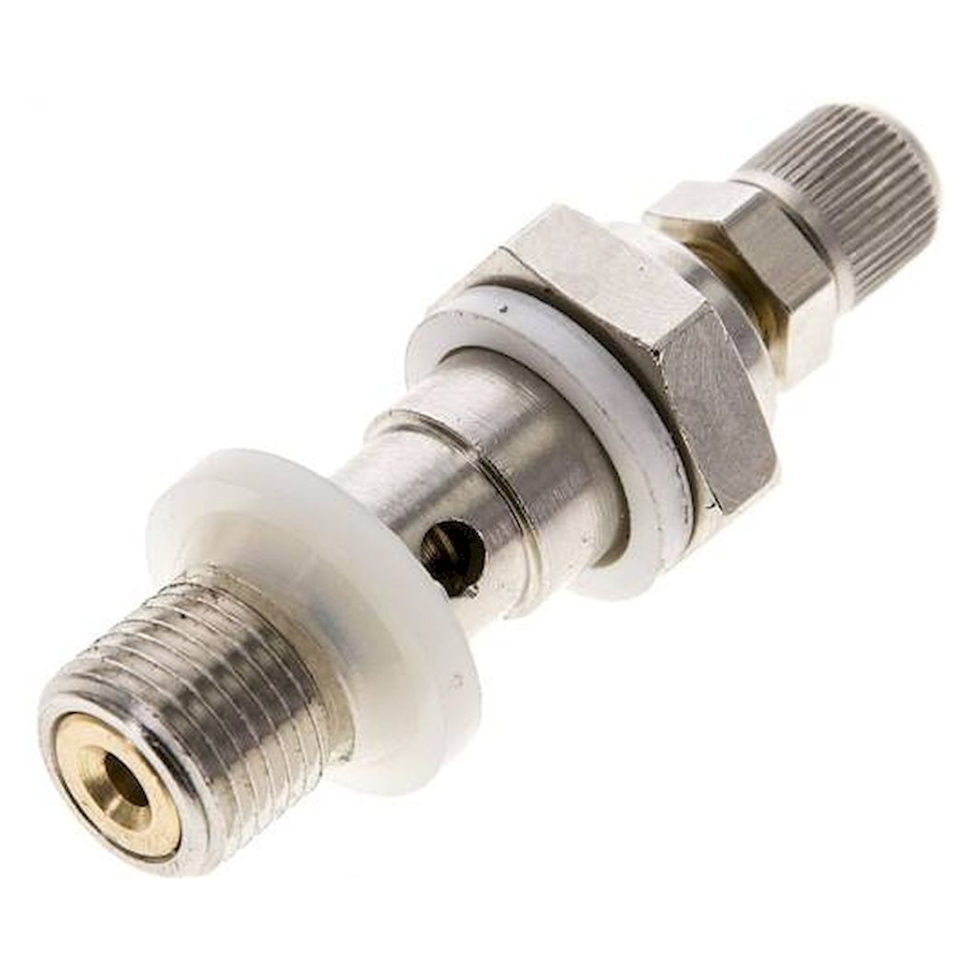 GRL 1/8 KOR. Drosselhohlschraube G 1/8", abluftregelnd (B), Rändelschraube und Kontermutter (ohne Werkzeug einste