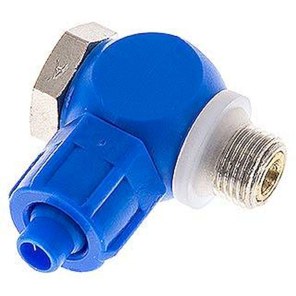 GRLA 186 K. Drosselrückschlagventil G 1/8"-8x6mm, zuluftregelnd (A)