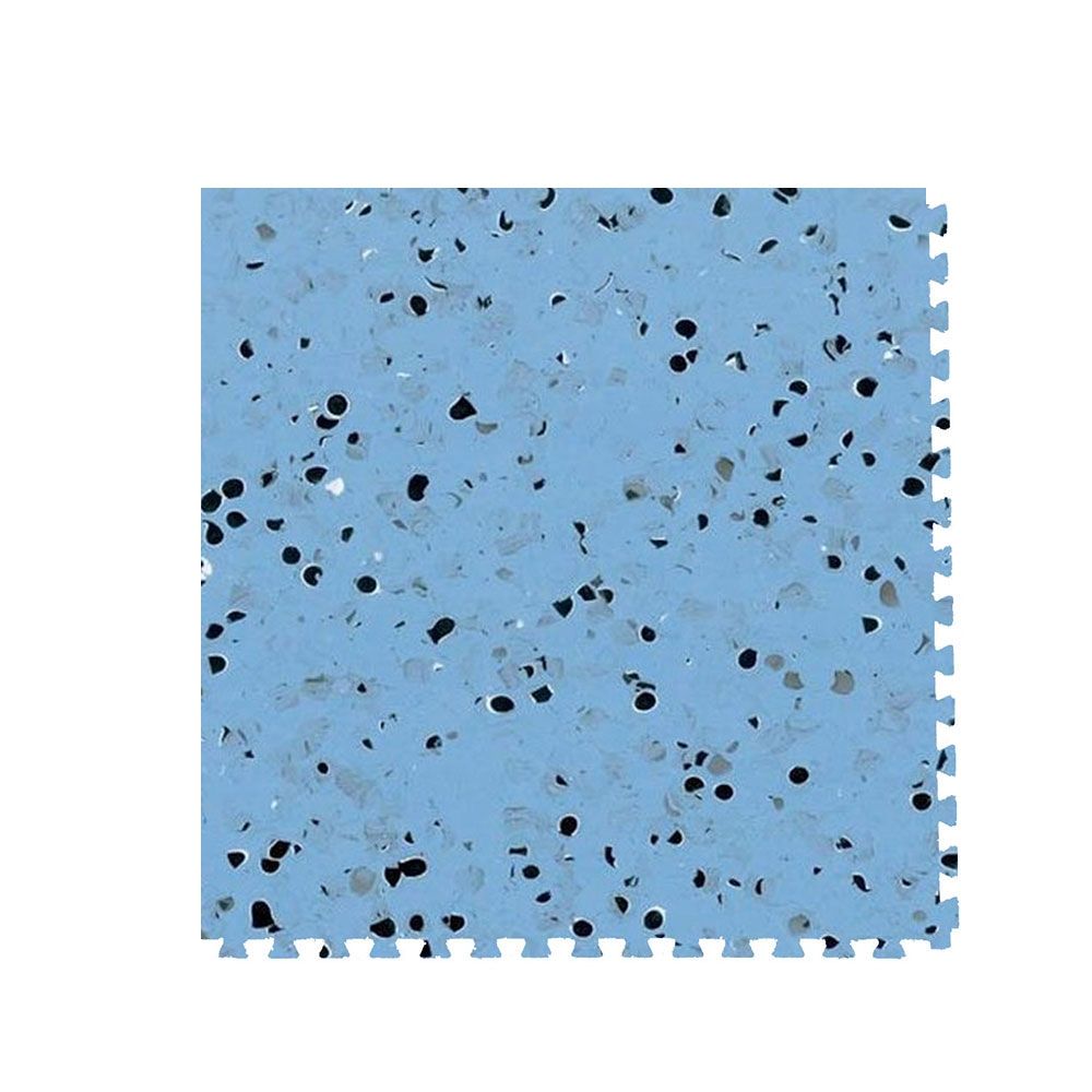 ESD Bodenpuzzle-Eckfliese GTI EL5 CONNECT, 31,0 x 31,0 cm, Dicke 6 mm, Farbe: 0354 Blue