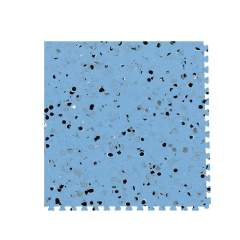 ESD Bodenpuzzle-Eckfliese GTI EL5 CONNECT, 31,0 x 31,0 cm, Dicke 6 mm, Farbe: 0354 Blue
