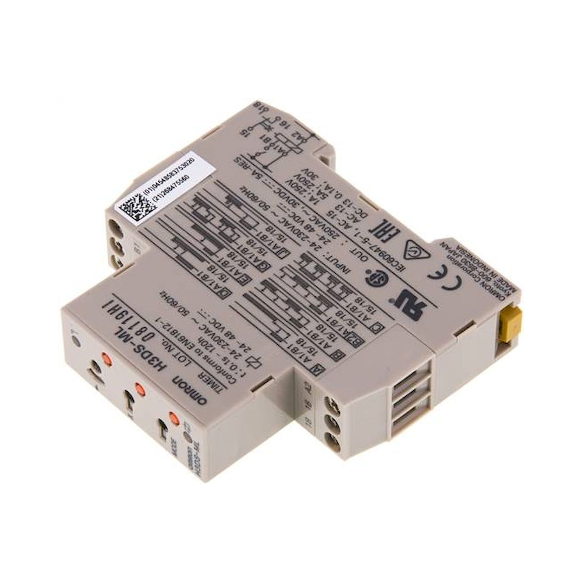 Omron H3DSML. Omron multi-function time relay for DIN rails