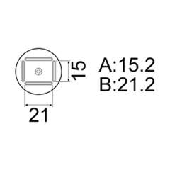 Hakko A1128B. Soldering tip QFP Size 14 x 20