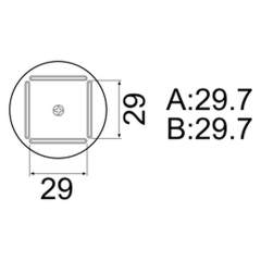 Hakko A1129B. Soldering tip QFP Size 28 x 28