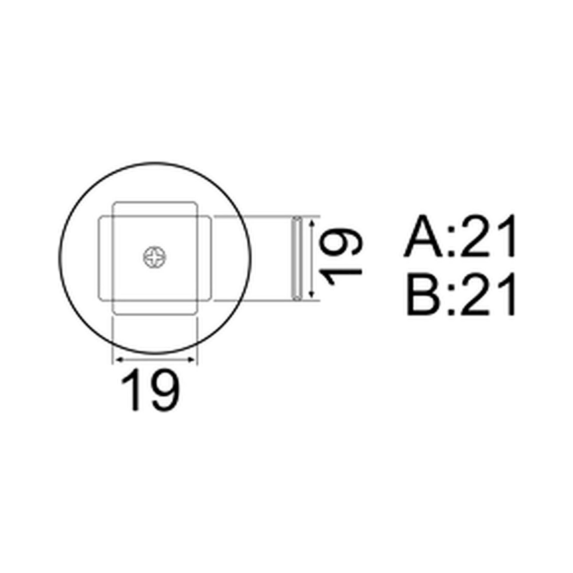 Hakko A1136B. Soldering tip PLCC Size 20 x 20(52pin)