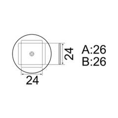 Hakko A1137B. Soldering tip PLCC Size 25 x 25(68pin)