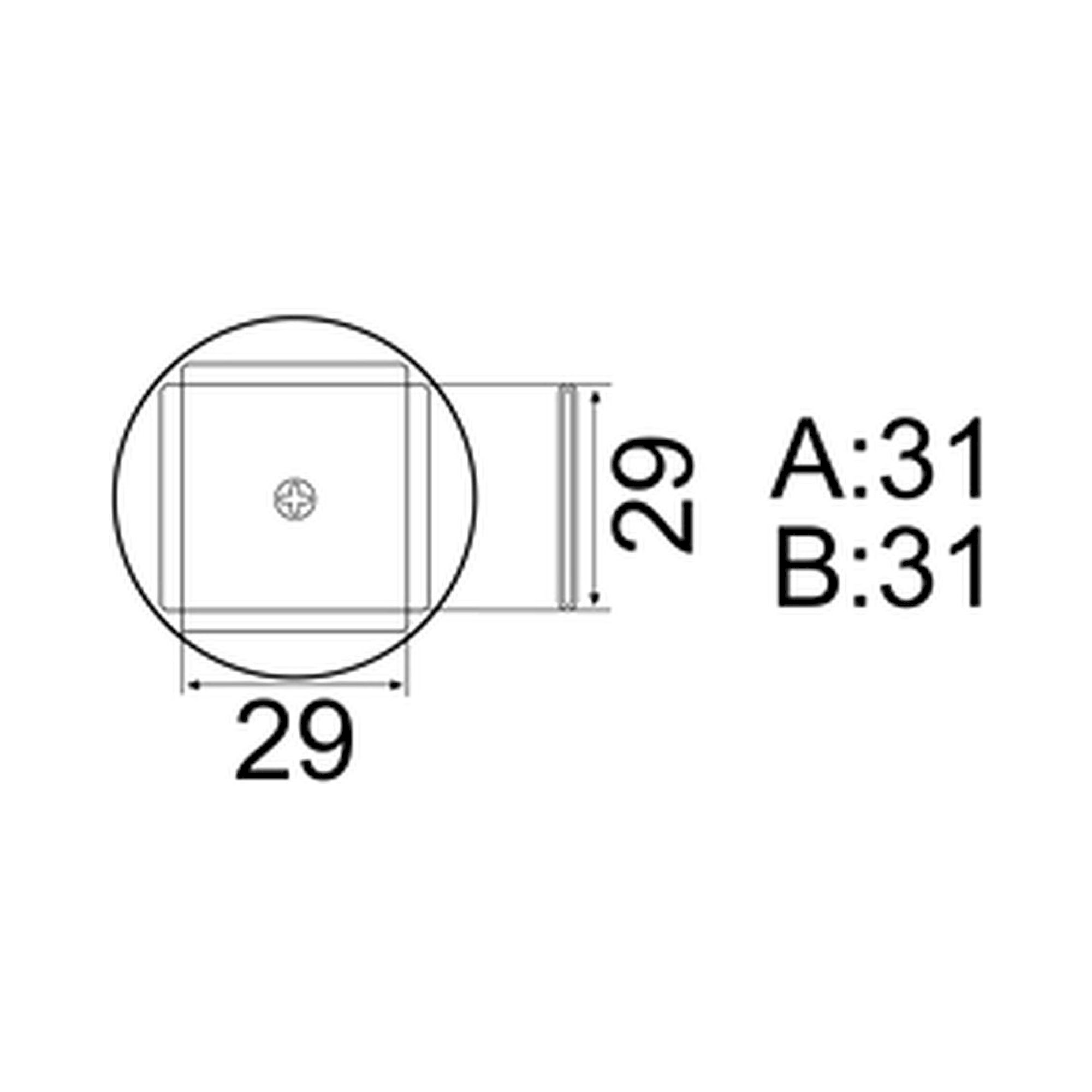 Hakko A1138B. Soldering tip PLCC Size 30 x 30(84pin)