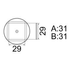 Hakko A1138B. Soldering tip PLCC Size 30 x 30(84pin)