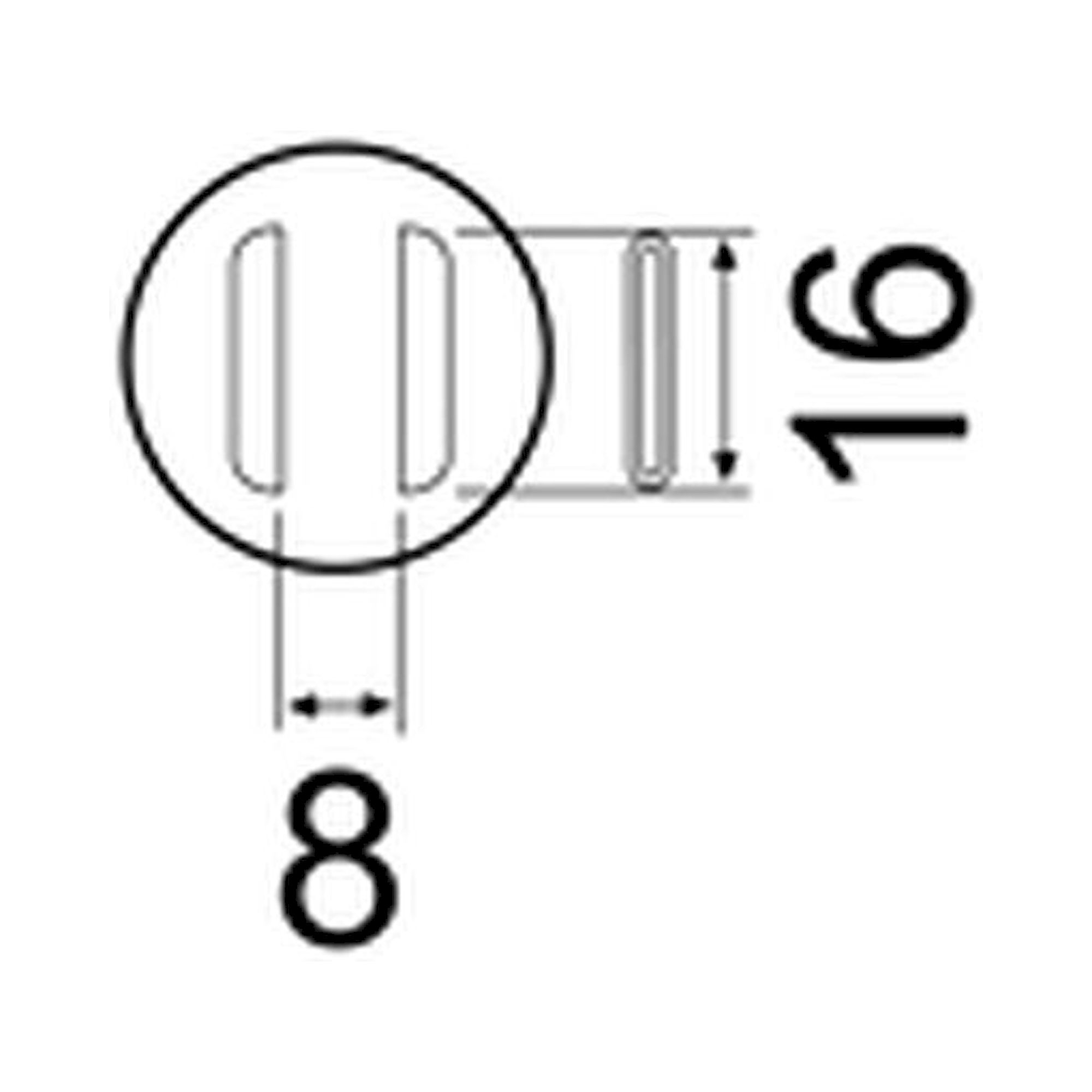 Hakko A1183. Soldering tip SOJ Size 15 x 8Vacuum function inoperative nozzle