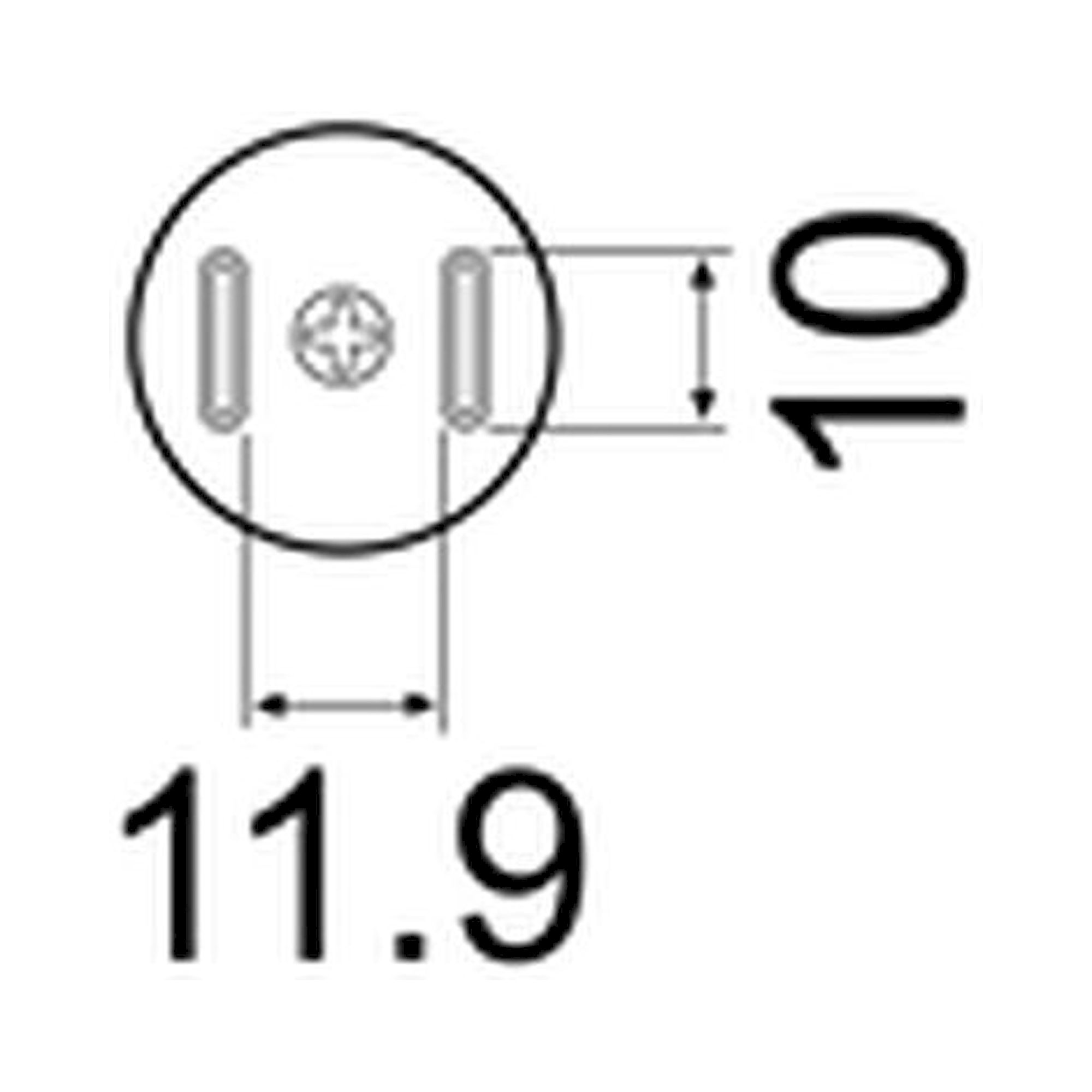 Hakko A1185B. Soldering tip TSOL Size13 x 10