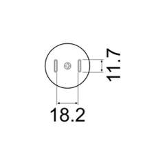 Hakko A1186B. Soldering tip TSOL Size18 x 10