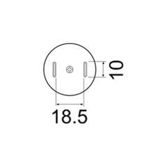 Hakko A1187B. Soldering tip TSOL Size 18.5 x 8