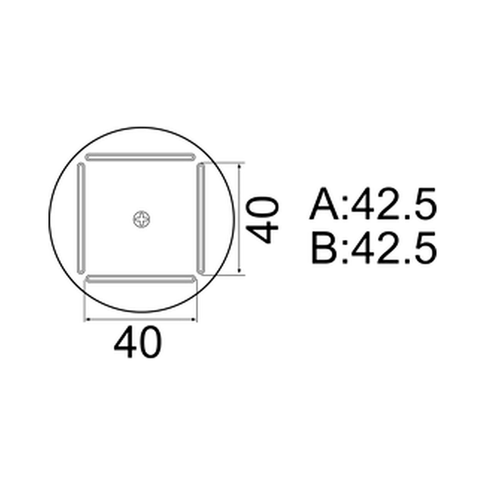 Hakko A1215B. Soldering tip QFP Size 42.5 x 42.5