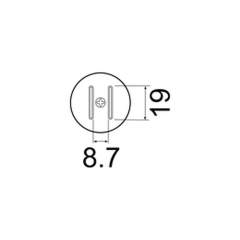 Hakko A1260B. Soldering tip SOP Size 8.6 x 18