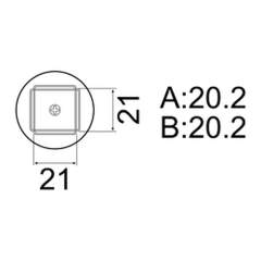 Hakko A1261B. Soldering tip QFP Size 20 x 20