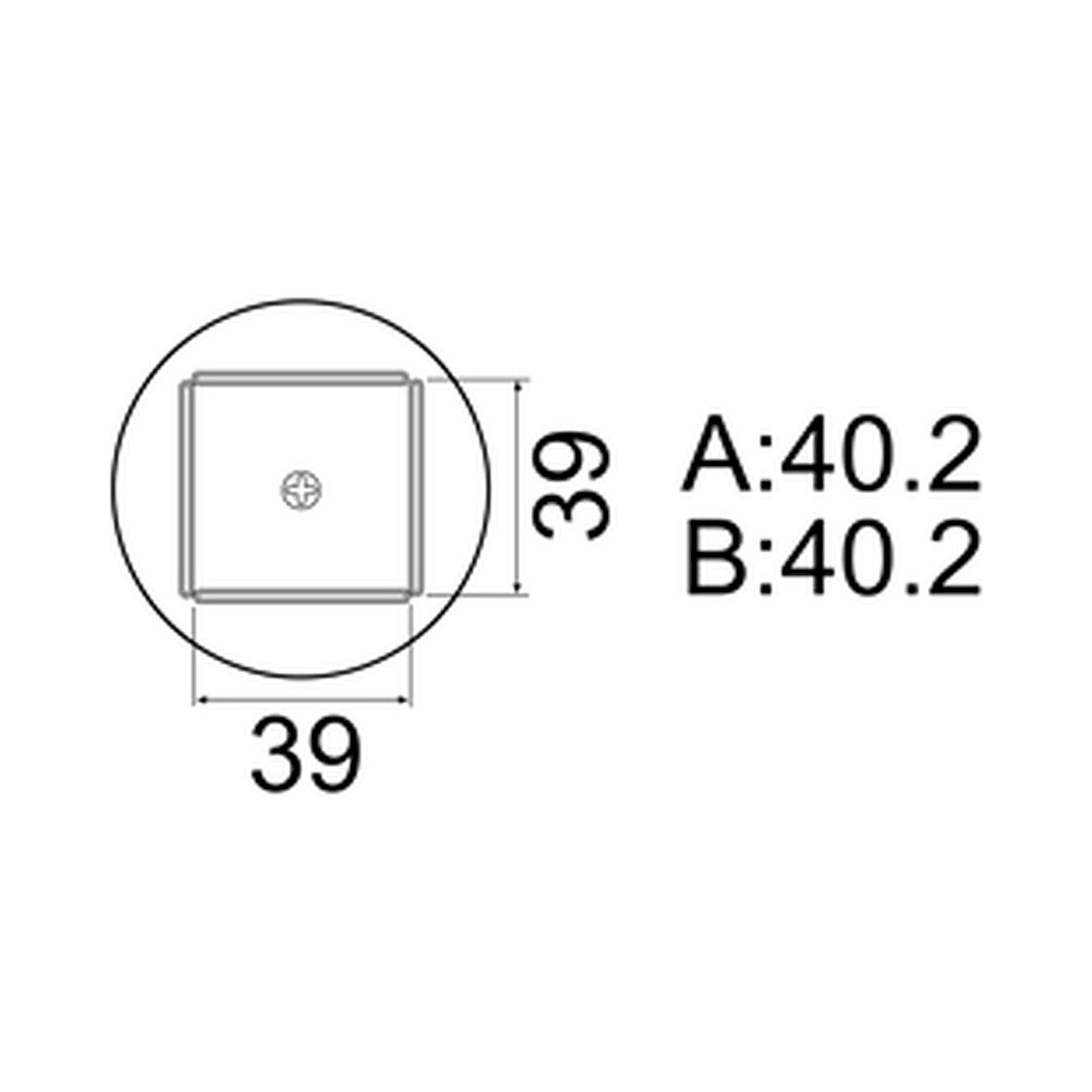 Hakko A1264B. Soldering tip QFP Size 40 x 40