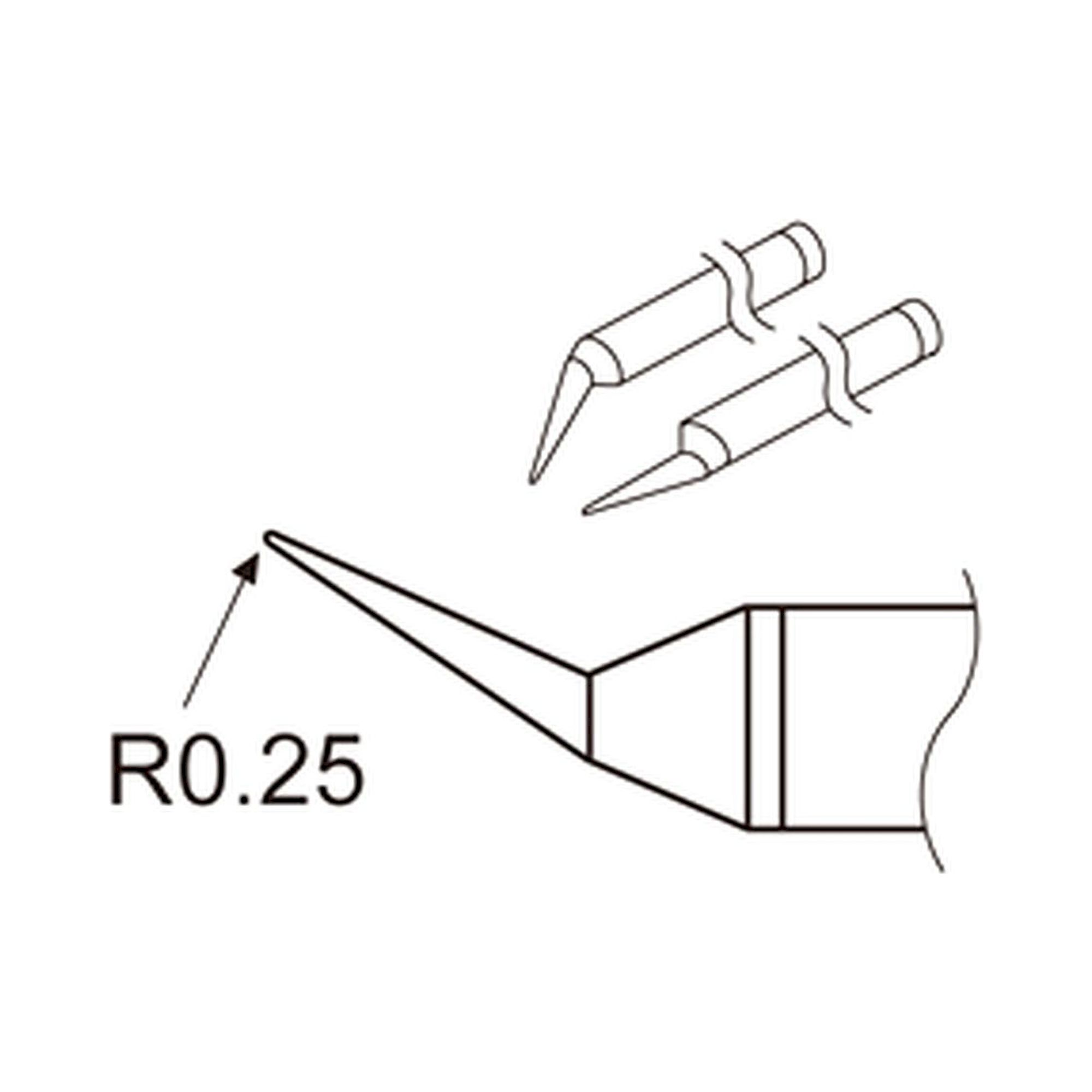 Hakko A1389. Soldering tip 0.5I