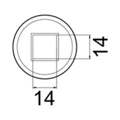 Hakko A1472. Soldering tip BGA Size 13 x 13
