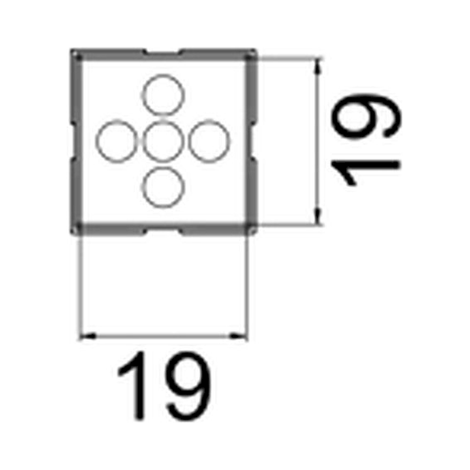 Hakko A1474. Soldering tip BGA Size 18 x 18