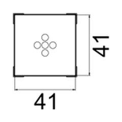 Hakko A1478. Soldering tip BGA Size 40 x 40