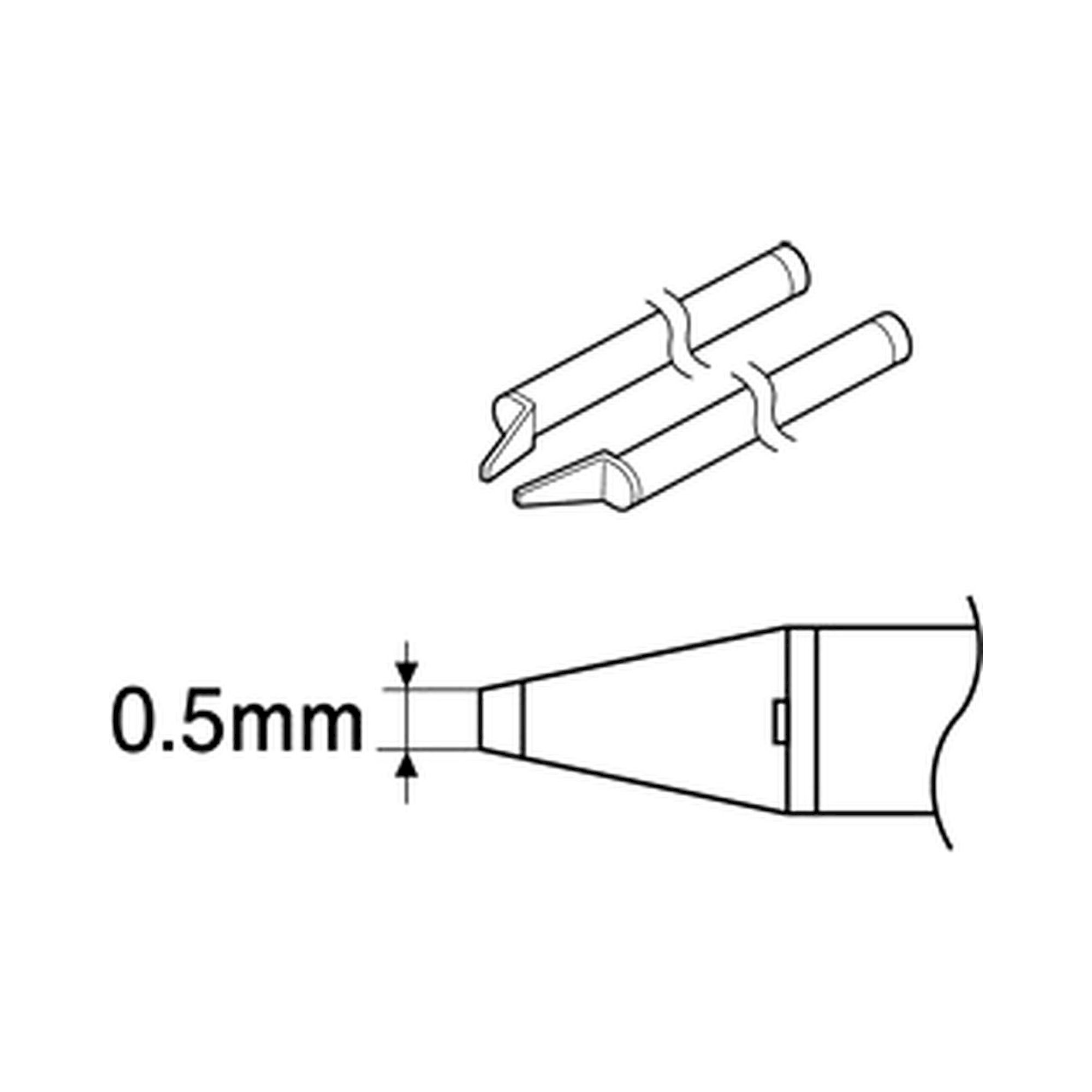 Hakko A1577. Soldering tip 0.5L