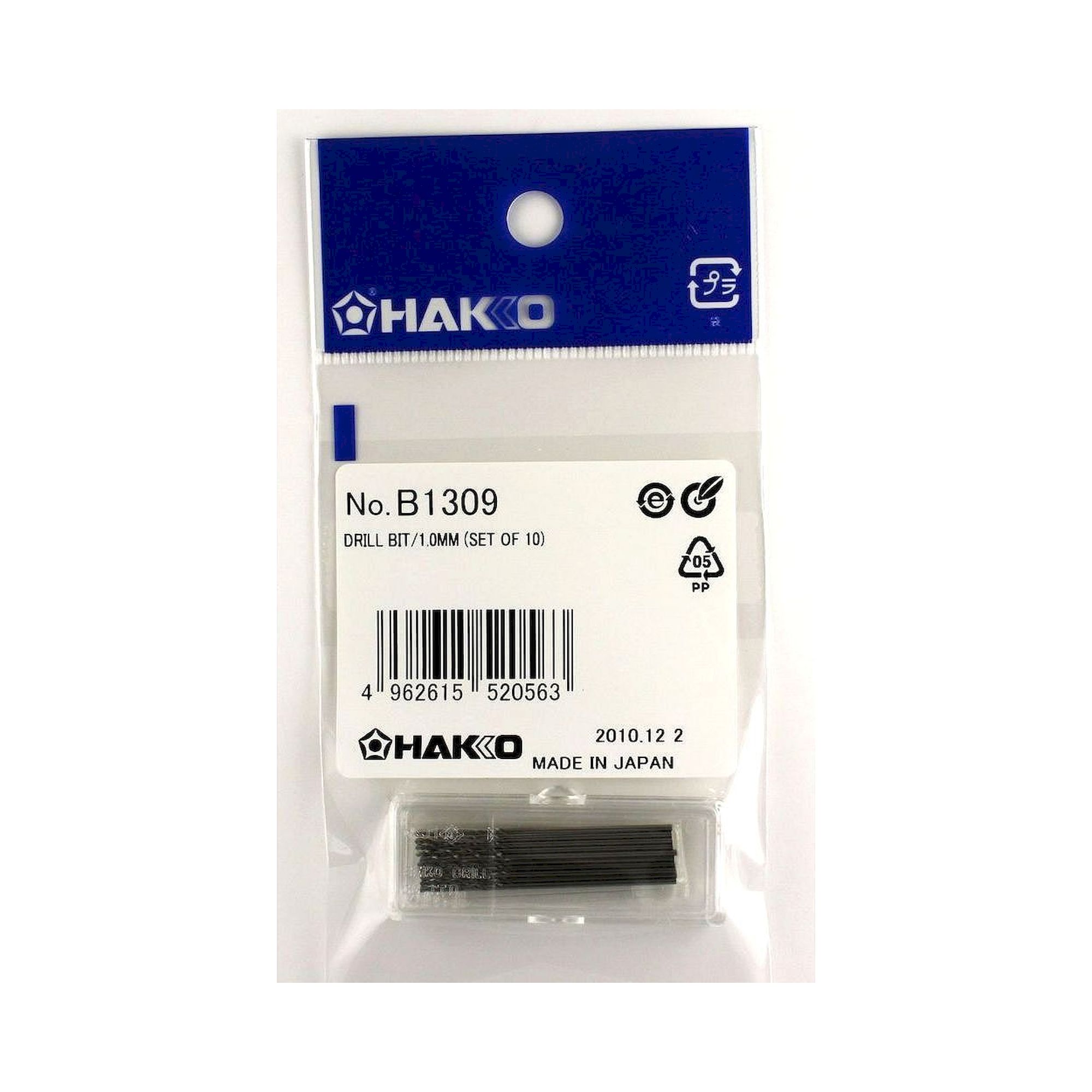 Hakko B1309. Drill (nozzle Φ1mm, qty 10)