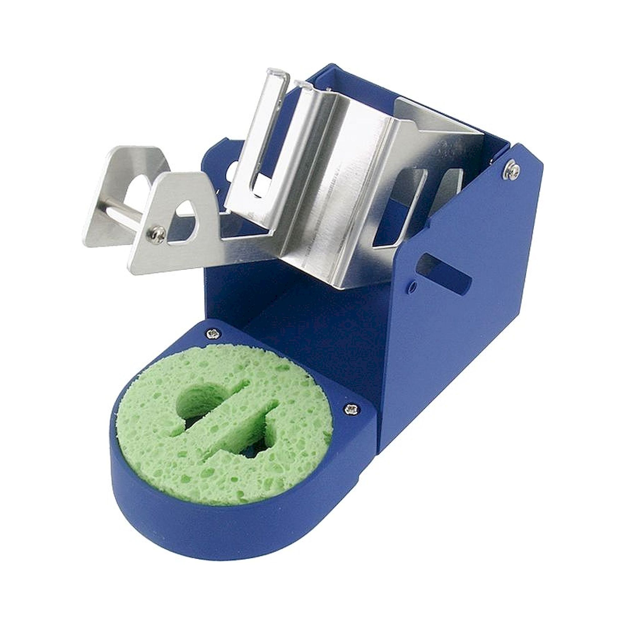 Support pour brucelles parallèles avec éponge de nettoyage - Hakko FH200-03