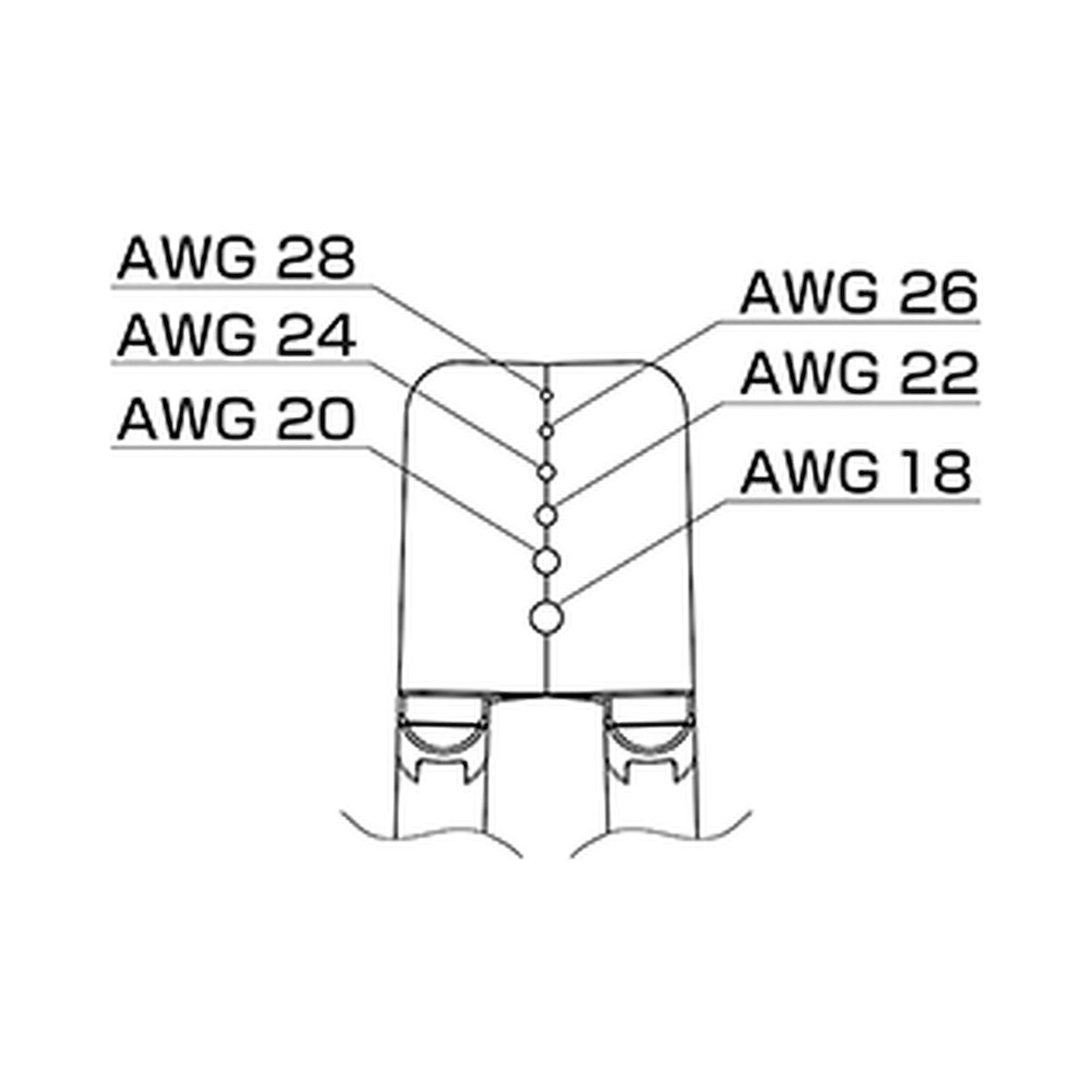 Hakko G4-1602. Soldering tip Wire Stripper Blade AWG 18 to 28