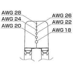 Hakko G4-1602. Soldering tip Wire Stripper Blade AWG 18 to 28