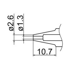 Hakko N3-13. Soldering tip Nozzle Size Φ1.3