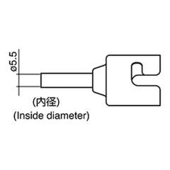 Hakko N51-03. Soldering tip Single