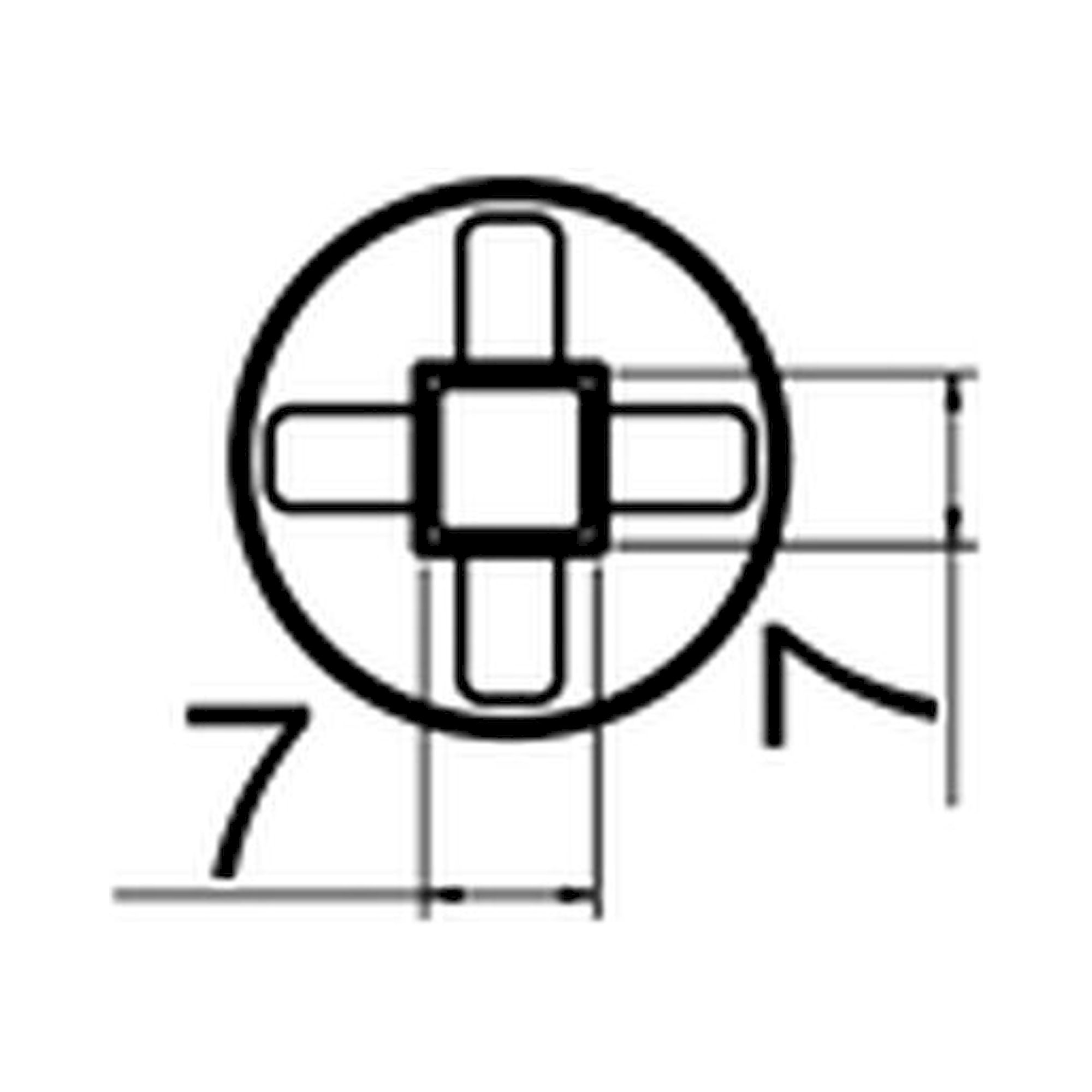 Hakko N51-11. Soldering tip BGA Size 6×6
