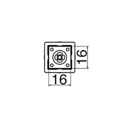 Hakko N51-16. Soldering tip BGA Size 15×15