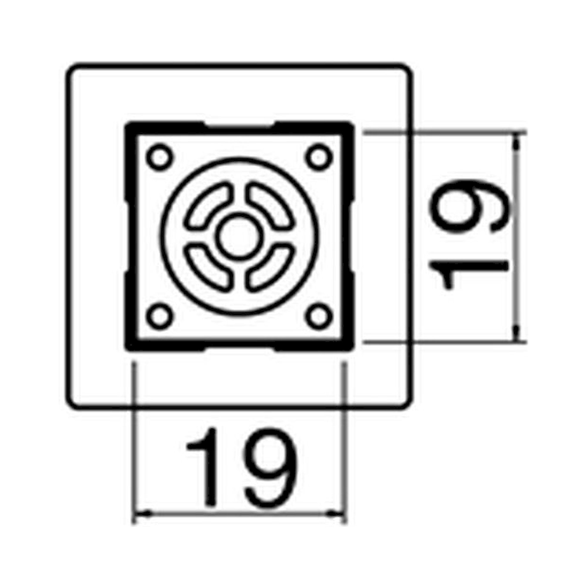 Hakko N51-18. Soldering tip BGA Size 18×18