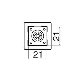 Hakko N51-19. Soldering tip BGA Size 20×20