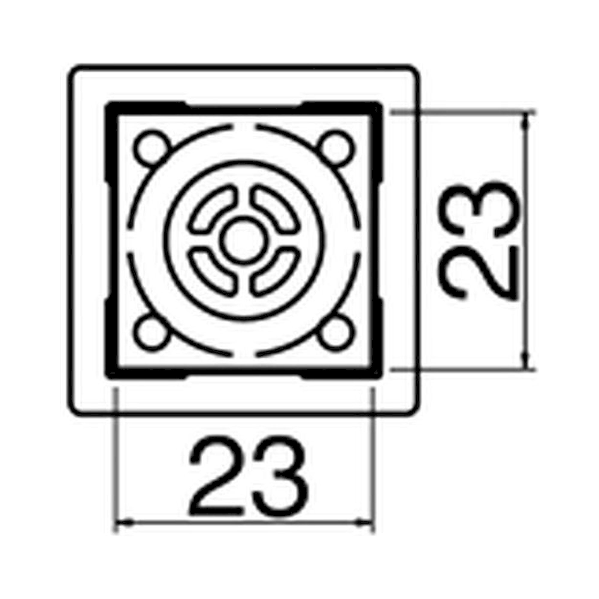 Hakko N51-20. Soldering tip BGA Size 22×22