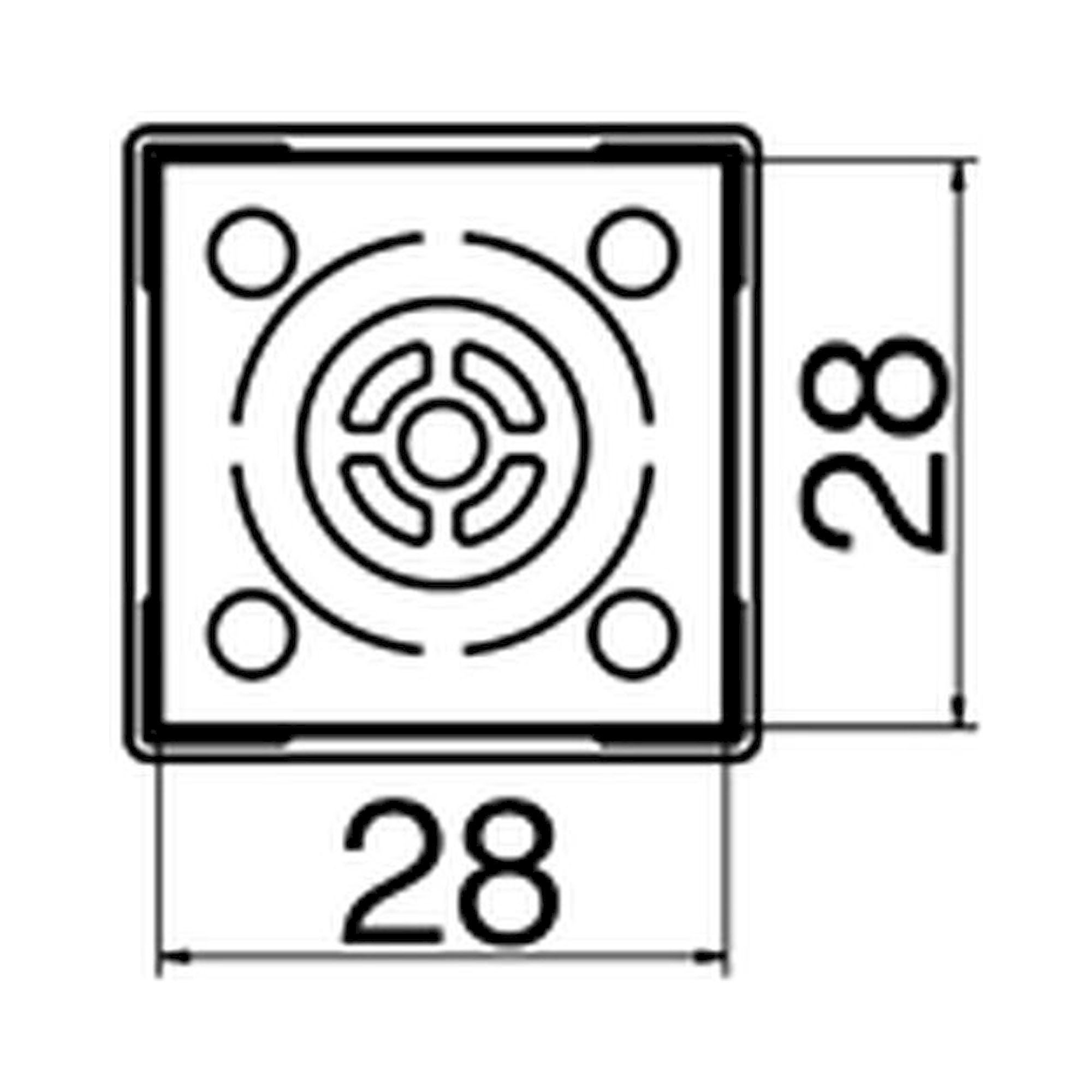 Hakko N51-22. Soldering tip BGA Size 27×27