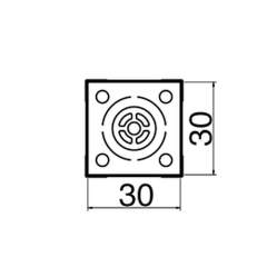 Hakko N51-23. Soldering tip BGA Size 29×29