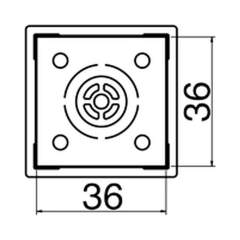 Hakko N51-24. Soldering tip BGA Size 35×35
