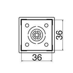Hakko N51-24. Soldering tip BGA Size 35×35