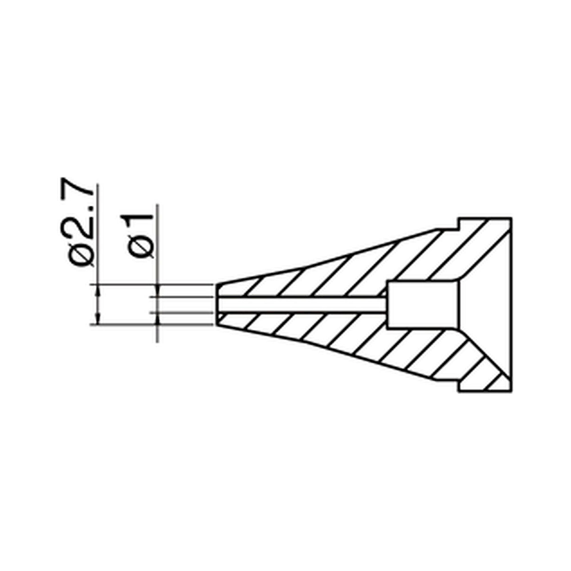 Hakko N60-02. Soldering tip Nozzle Size Φ1.0