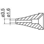 Hakko N60-04. Soldering tip Nozzle Size Φ1.6