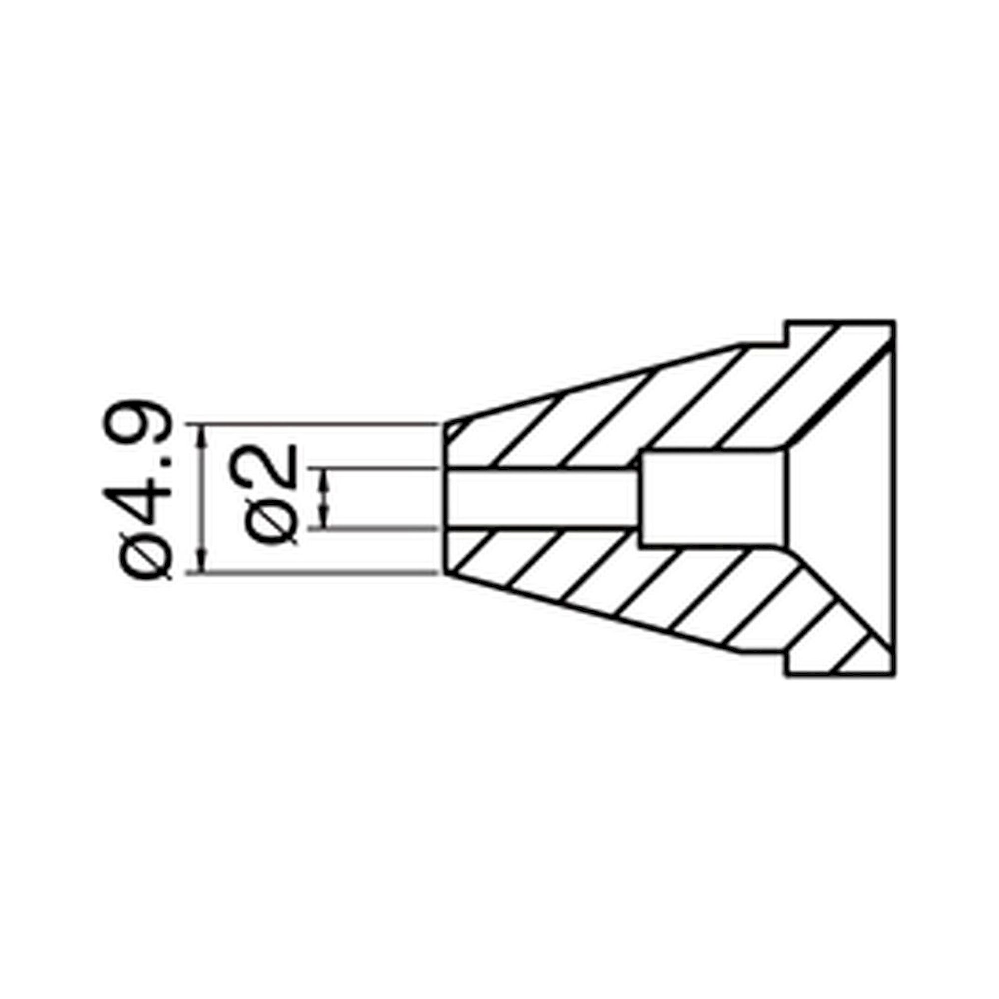 Hakko N60-05. Soldering tip Nozzle Size Φ2.0