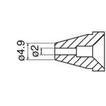 Hakko N60-05. Soldering tip Nozzle Size Φ2.0