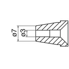 Hakko N60-07. Soldering tip Nozzle Size Φ3.0