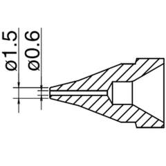 Hakko N61-01. Soldering tip Nozzle SS type Size Φ0.6