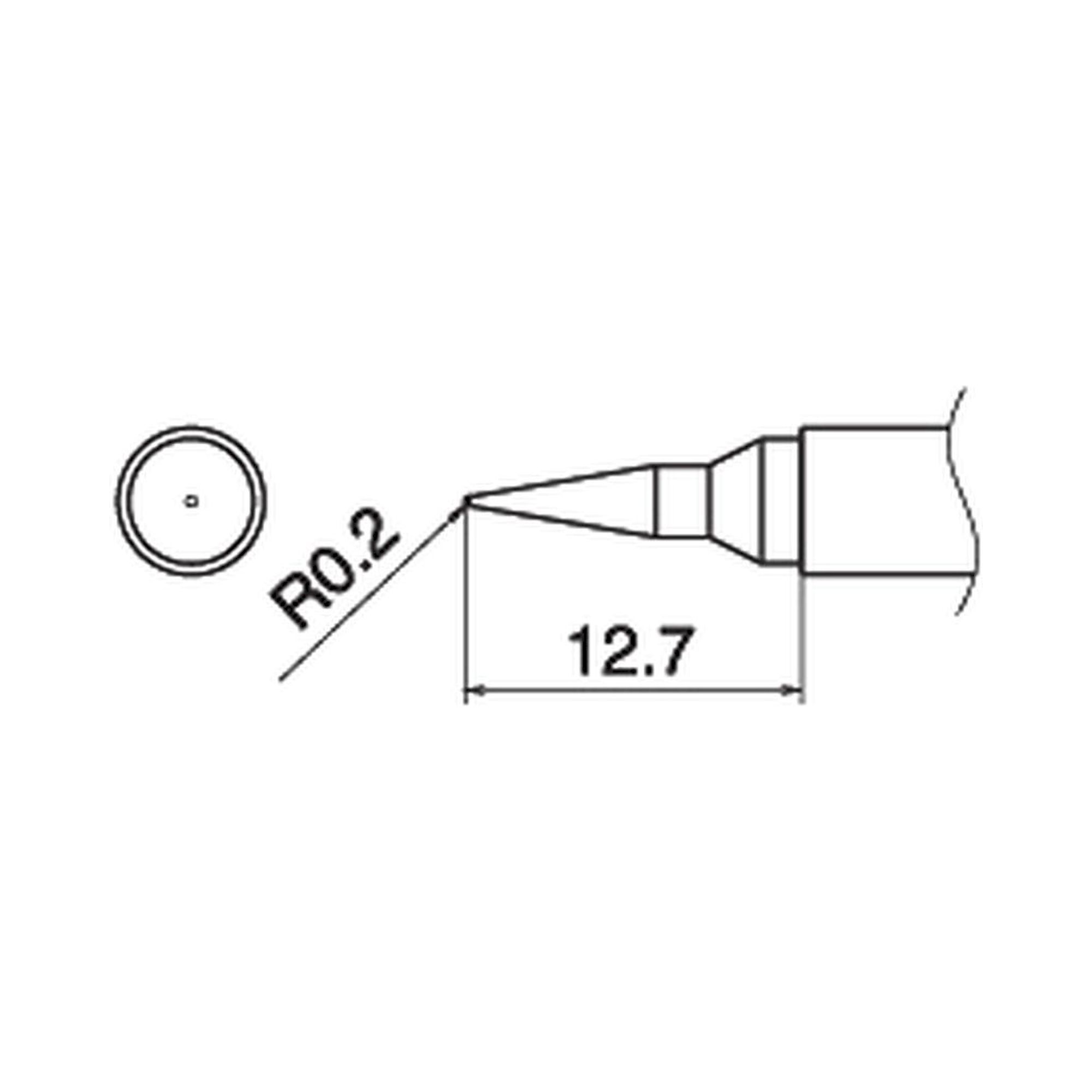 Hakko T15-IL. Soldering tip Shape-IL