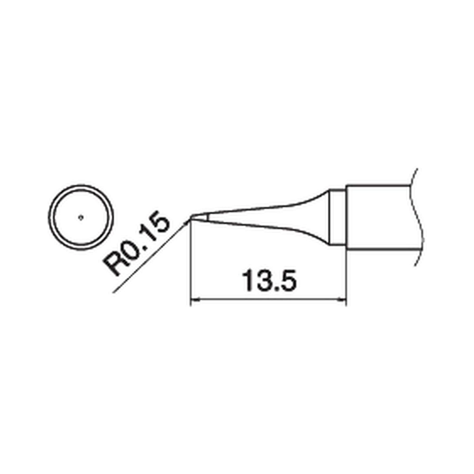 Hakko T15-ILS. Soldering tip Shape-ILS